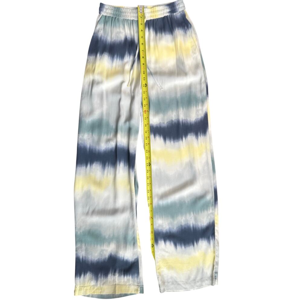 Zara Gradient Silk Drawstring Multicolor Pant - S… - image 3